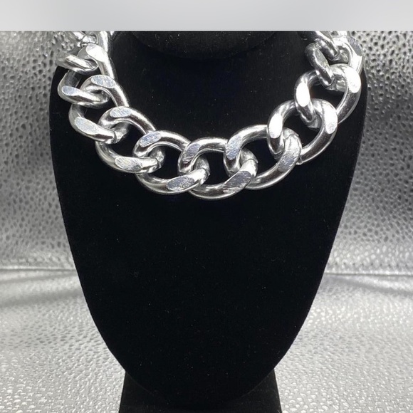 ChunKeeeee ^^^^ Silver Chain Link Necklace *** - Picture 5 of 6